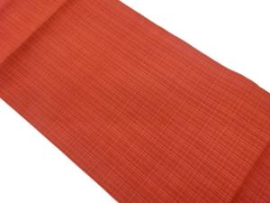 手織り紬格子模様織出し名古屋帯